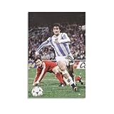 Mario Kempes マリオ・ケンペスのポスター ホーム装飾 アートパネル プリント キャンバス 壁アート 現代壁掛け 絵画 版画 芸術作品 インテリア12x18inch(30x45cm)