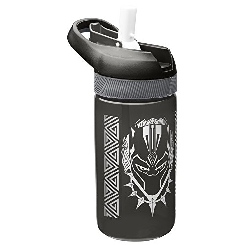 Zak Designs Marvel Comics Water Bottles, Black, Panther