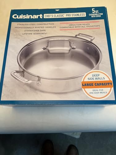 Cuisinart 5-Qt Stainless Casserole