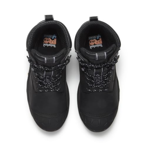 Image of Timberland PRO Men's 6 Grey /Black Boondock Comp Toe WP SR Boot