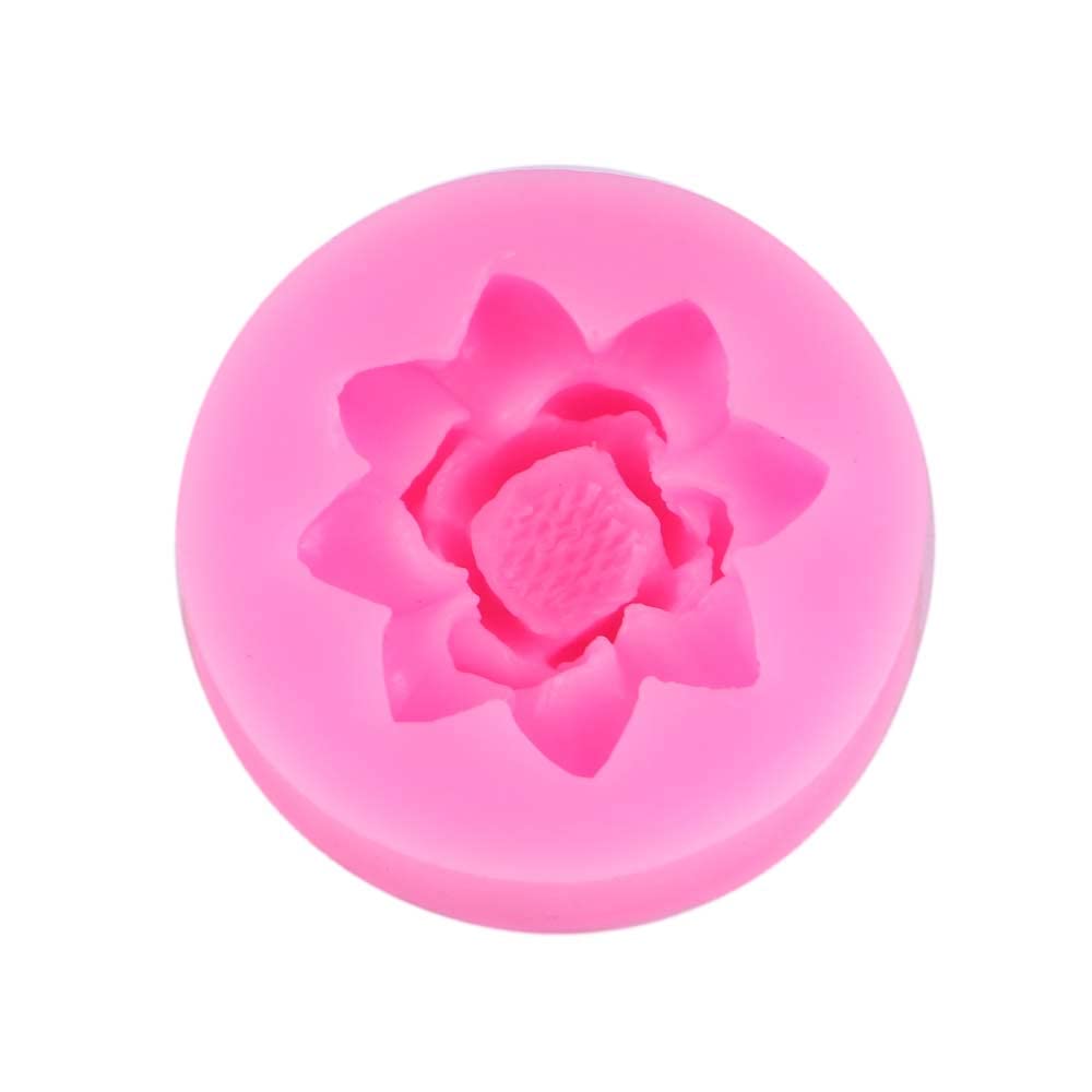 Vctitil Moule En Silicone 3D En Forme De Fleur De Lotus Pour