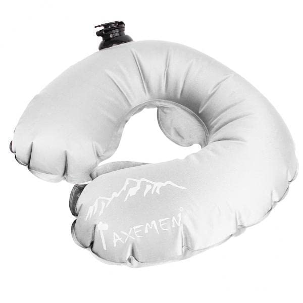 MERISHOPP 2xWaterproof Inflatable U Shape Air Pillow Cushion Travel Camping - Gray
