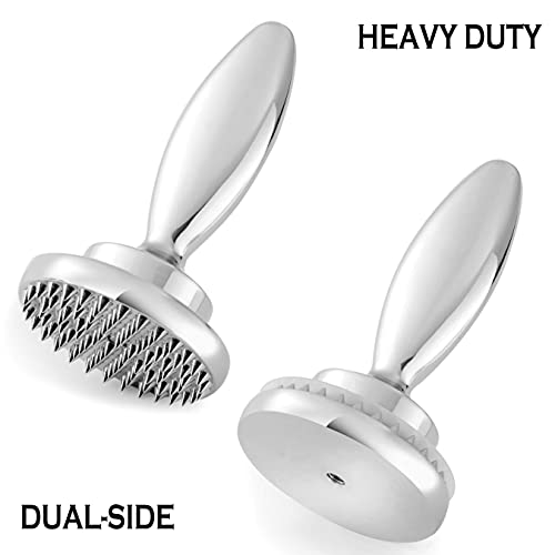 Keissco CUS-093 Reversible Meat Tenderizer And Pounder Dual Sided Meat Tenderizer Mallet Marinating Prep Tool thumb #2