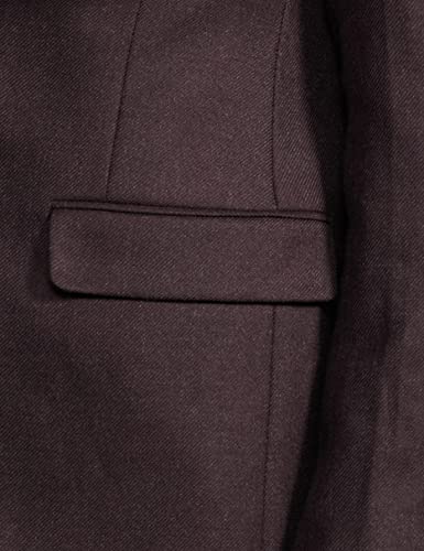 Image of Park Avenue Men's Slim Fit Blazer (8907663088432 PMJL01853-O7 116 Dark Brown)