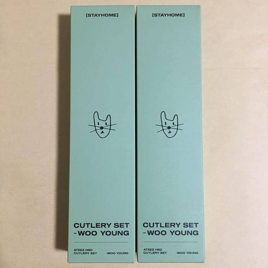 ATEEZ ウヨン 2021 センイルMD カトラリー トレカ2枚セット