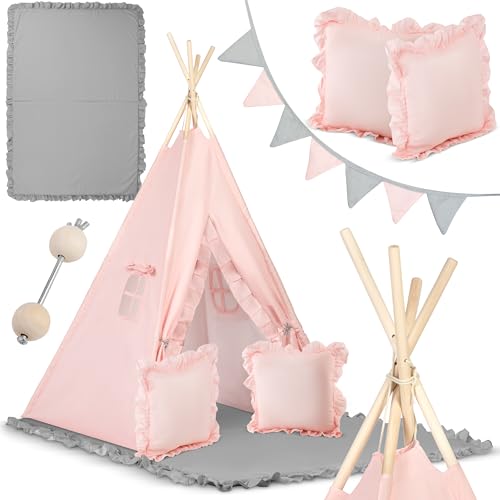 Teepee Nukido rose le cadeau d'anniversaire idéal