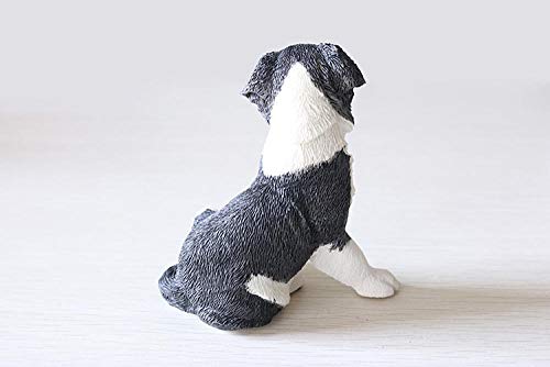 Sculptures Border Collie en résine supérieure : un artisanat d'art pour l'auto - 6
