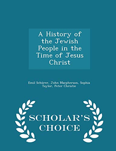 A History of the Jewish People in the Time of J... 1296363457 Book Cover