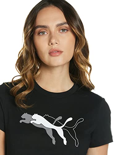 Image of Puma Women's Letter Print Regular Fit T-Shirt