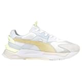 Womens Mirage Sport Loom Tonal Lace Up Sneakers Shoes Casual - Grey, Off White - Size 10 M