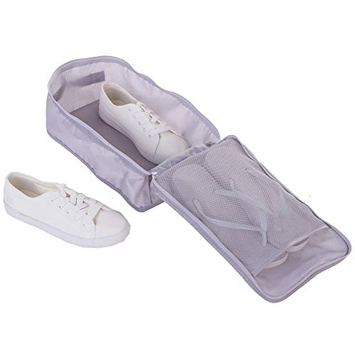 Travel Shoe Bags, Foldable Waterproof Shoe Puches Organizer-Double Layer (Multi-Colored4) #TOP4