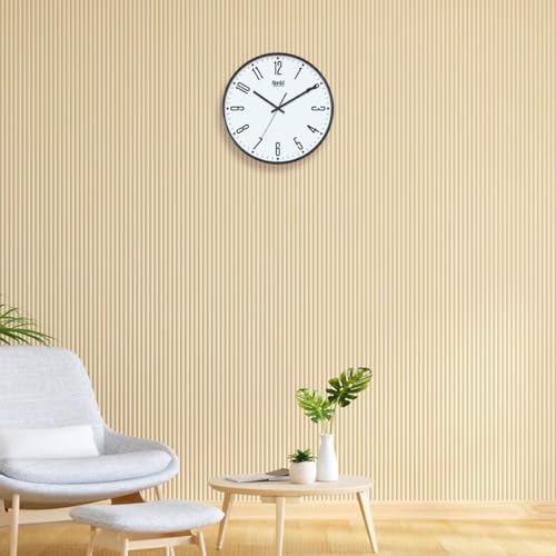 Image of Ajanta 11 Inches Step Movement Wall Clock for Home and Offices Wall Watch(Black)