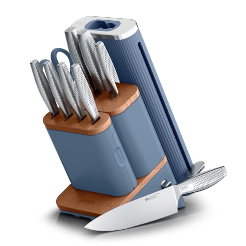 Image of Ninja NeverDull Pro 11-Piece Sharpening Knife Set, Navy, WK62011PU1