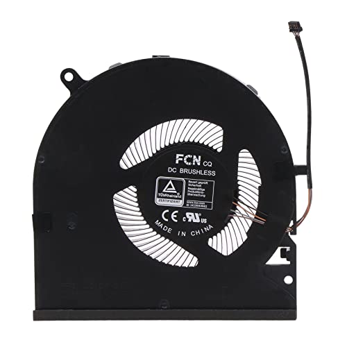 Mllepjdh Ventilador de refrigeración de repuesto para portátil RE09-0409 para portátil RE09-0409, ventilador de radiador, ventilador de CPU de perfil bajo, metal - imagen 8