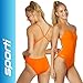 Sporti HydroLast Micro Back One Piece Swimsuit - Orange - 24