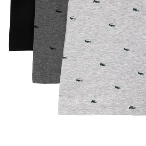 Lacoste Men's Cotton Stretch Mini Croc Print Boxer Briefs, 3-Pack3