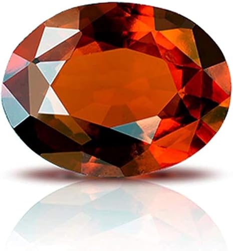 Pierre hessonite africaine 6 Ratti grenat naturel de qualité pour lithothérapie et joaillerie