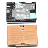 WELLSKY LP-E6P LP-E6NH LP-E6N LP-E6 2個 互換バッテリー 端子保護カバー付き [ 純正品と同じよう使用可能 純正充電器で充電可能 残量表示可能 ] キヤノン イオス EOS R5 Mark II/CF-R20EP / BG-R20 / BG-R20EP / EOS C50 / EOS R6 Mark III
