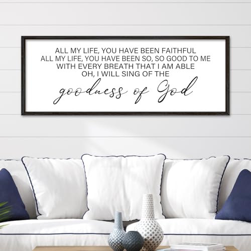 YWMZYKJGS Goodness of God Wall Decor 4015 Large Black