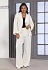 Women’s Oversized Blazer Jacket and Wide Leg Pants... #4