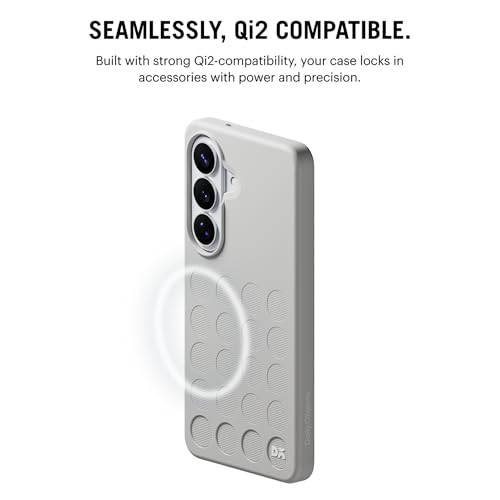 Image of DailyObjects Samsung Galaxy S26 Stack Signature Magnetic Case Cover | Compatible with Magnetic | Camera & Body Protection | Shock /Scratch Proof| Dual Hybrid Protection | Wireless Charging - Slate Grey