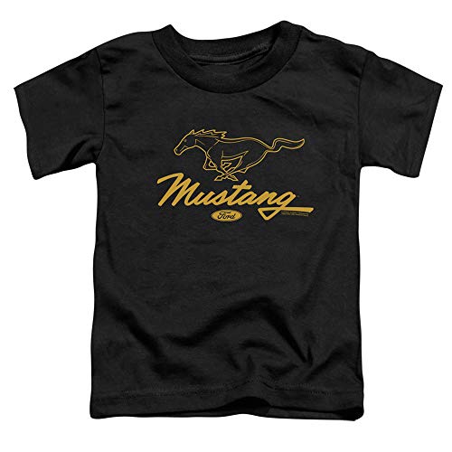 Ford Mustang Pony Script Unisex Toddler T Shirt for Boys and Girls