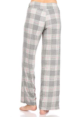 Image of Leggings Depot Women's Wide Leg Drawstring Pajama Pants for Lounge, Sleep
