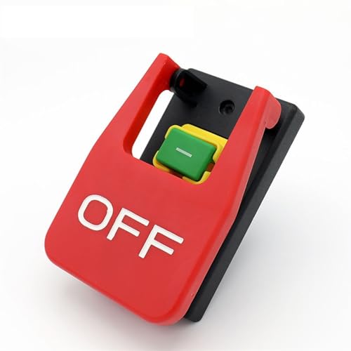 Interrupteur d'arrêt d'urgence électromagnétique 16A 250V avec protection