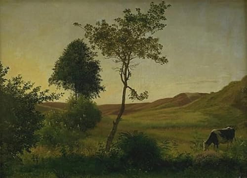 Cuadro de lienzo de paisaje de Hald de Vilhelm Kyhn decoraciones 60x90cm
