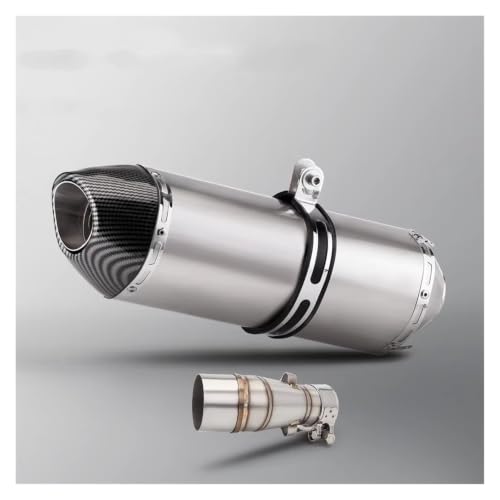 Tuyau d'échappement inox pour Kawasaki Z250 et Z300 de 2012 à 2016