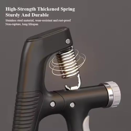 Image of A-Shape Hand Grip with Counter Adjustable Resistance (5KG-100KG) Power Gripper for Finger, Forearm & Hand Strength Training