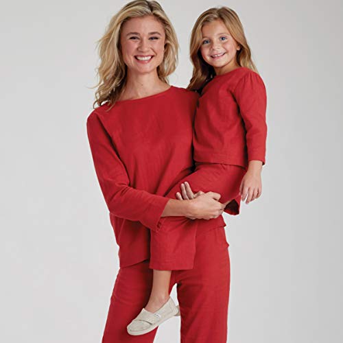 Patron Simplicity 9121 ensemble décontracté mère et fille - 6
