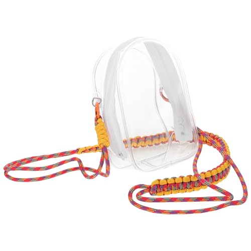 Sac transparent pour poupées pochette rangement jouets avec sangle