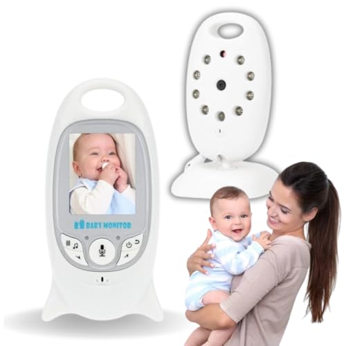 Babá Eletrônica TakTark: Tecnologia e Conforto Para o Cuidado do Seu Bebê 4 ClickBaby Baba Eletronica Monitor de Câmera de Vídeo com Visão No...