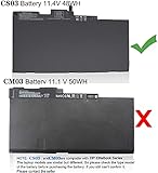CS03XL Laptop Battery for HP Elitebook 840 G3 840 G4 850 755 745 G3 G4, ZBook 15U G3 G4 Series, P/N: HSTNN-IB6Y 800513-001 CS03046XL 800231-1C1 800231-141 HSTNN-UB6S HSTNN-I33C-4 - Image 4