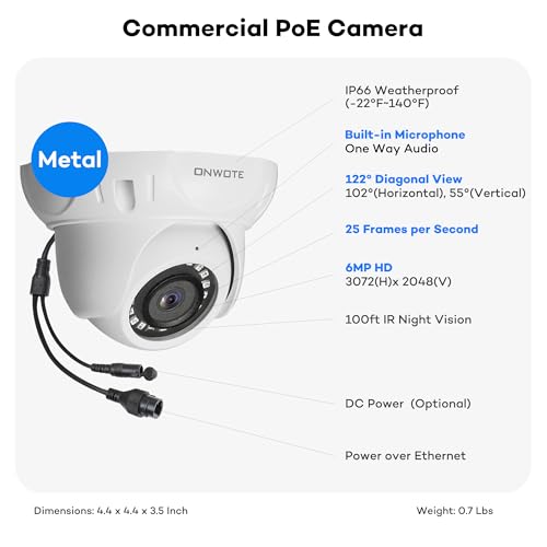 Outdoor Security Camera System with NVR