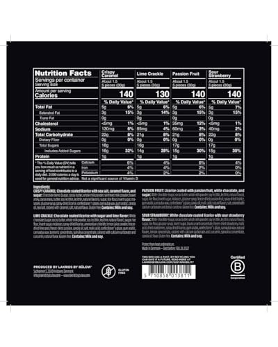 LAKRIDS BY BÜLOW - SMALL SPRING SELECTION BOX - 175 g - Gourmet-Lakritze umhüllt von Schokolade in hochwertiger Spring Selection Geschenkbox