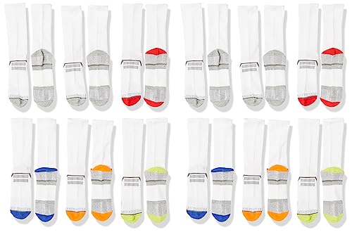 Fruit of the Loom Boys' Everyday Active Crew Socks (12 Pack)4