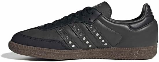 adidas Samba OG Women's Shoes, Core Black/Legend Earth/Gum5, Size 6