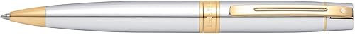 Miniatura 3 de Sheaffer Bolígrafo cromado 300 con ribete dorado