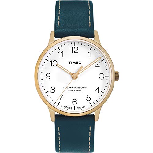 Timex 36 mm Waterbury Classic White/Teal One Size