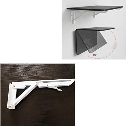 Table pliante montée sur bureau gain de place pour studio