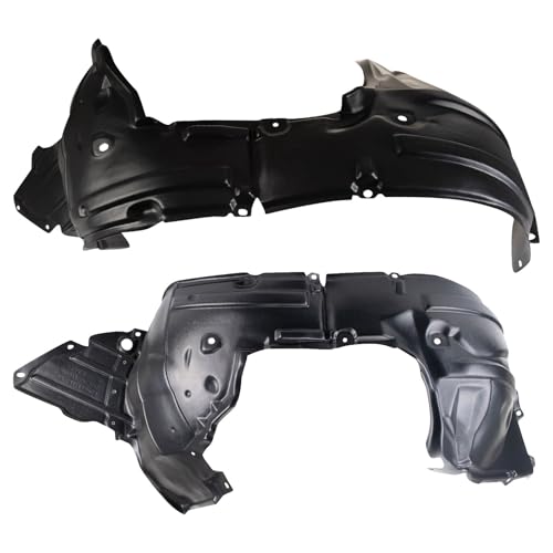 Image of TRQ Inner Fender Liner Set Compatible with 2017 Nissan Sentra NI1248163 NI1249162