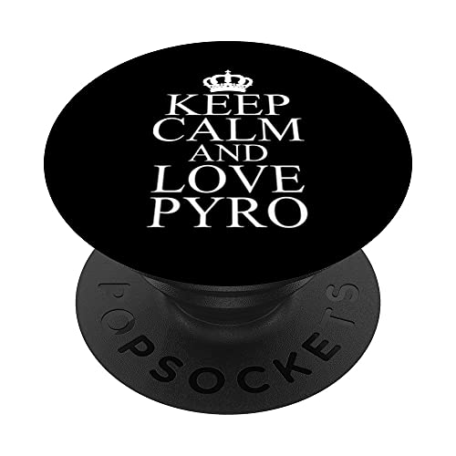 Mantener Calma Pyro Petardo Pirotécnico Fuegos Artificiales PopSockets PopGrip: Agarre...
