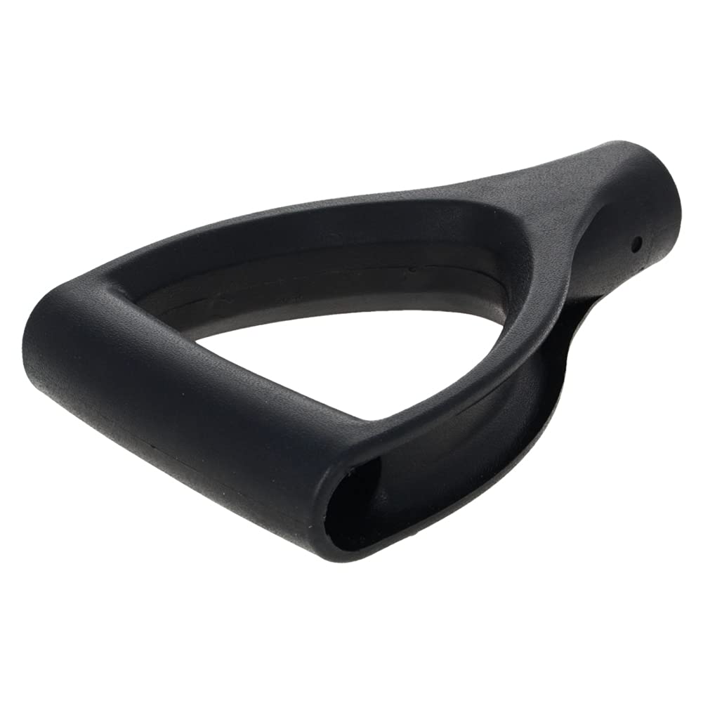 Jutagoss Mango de pala en D, mango de repuesto para pala de nieve, de 1-1/4 pulgadas de diámetro interior de 32 mm de diámetro, accesorios de jardín para excavar herramienta de rastrillo de 2 piezas