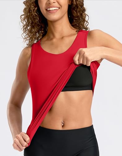 Image of G Gradual Tankini Tops for Women High Neck Swimsuits Swim Top Modest Bathing Suit Swimwear Tank Top only No Bottom