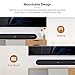 BESTISAN Sound bar, Soundbar TV Sound bar Wired and Wireless Bluetooth Audio Speakers(28 Inches, 4 Drivers, Bluetooth 5.0 Version, Optical Cable Included, Bass Adjustable)