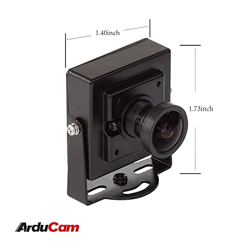 Arducam Câmera Usb Grande Angular de 16 Mp com Caixa de Metal, 1/2,8 "Cmos Imx298 Mini Uvc Usb2.0 4K Webcam de Vídeo com Microfone, com Cabo de 3,3 Pés/1 M para Laptop - Imagem 3