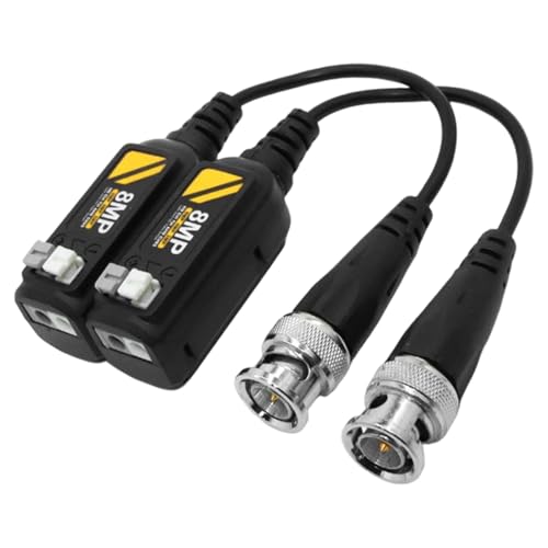 SHYYOULQE Toolless Installation Double Transmission Module for Security Camera Systems Using Existing Cabling Lossless Video Transmission Converters