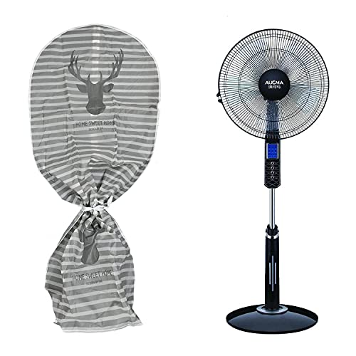 Lixiongbao 2 Pack Standing Round Fan Dust-Proof Cover Electric Fan Dust Cover Guard Protector Electrical Appliances Plastic Guard Household Floor Fan Cover Protective Cover #TOP6